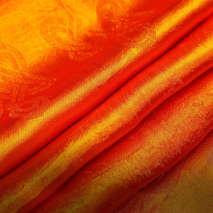 Buddha Stonesチベットの祝福 縁起の良い 5色 ジャカード カタ 装飾