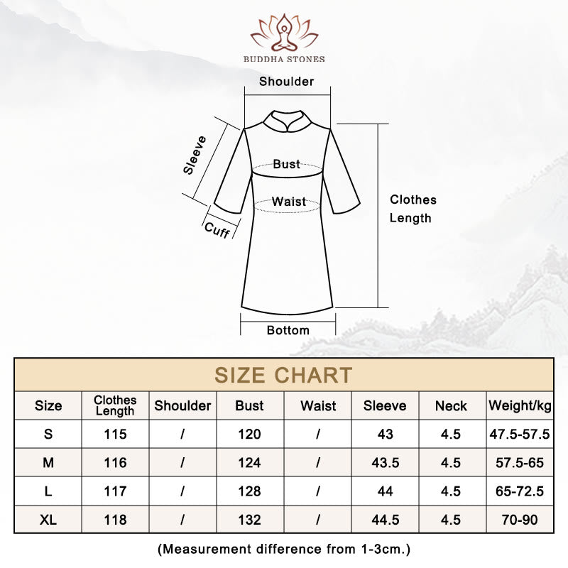 Buddha Stones 100% マルベリーシルク 6匁 ドレス ヴィンテージ フラワー バタフライ 刺繍 チーパオ ドレス レディース チャイナドレス