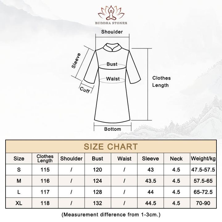 Buddha Stones 100% マルベリーシルク 6匁 ドレス ヴィンテージ フラワー バタフライ 刺繍 チーパオ ドレス レディース チャイナドレス