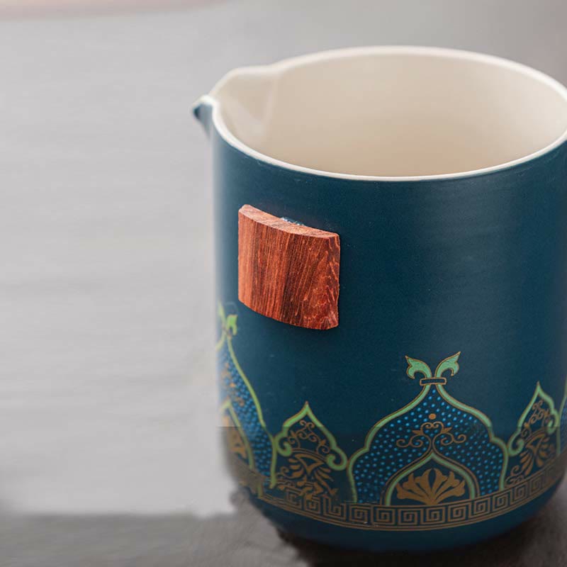 Buddha Stonesの花 中国 功夫陶器 ティーポット ポータブル アウトドア 旅行用 ティーセット バッグ