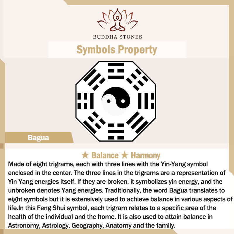 Buddha Stones黒曜石八卦陰陽力ネックレスペンダント - image 6