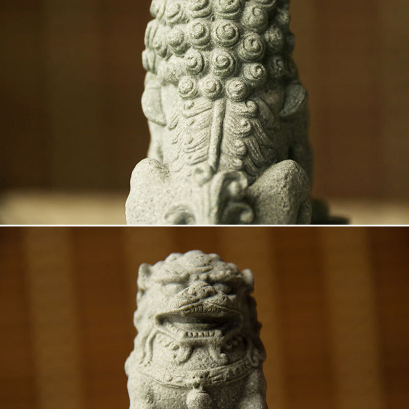 Buddha Stones獅子 福福犬 象 魔除け 祝福 室内装飾