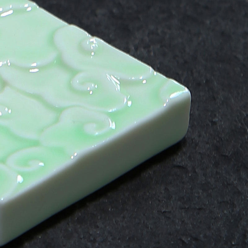 Buddha Stonesミニ吉祥雲デザインヒーリングスティックセラミック小型香炉装飾