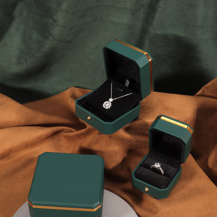 Buddha Stonesジュエリー収納ボックス PUレザーギフトボックス - image 3