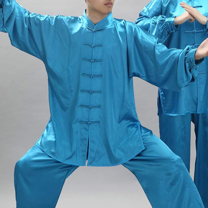 Buddha Stonesシンプルな柄 瞑想 祈り スピリチュアル 禅 太極拳 気功 練習 ユニセックス 服セット - image 24