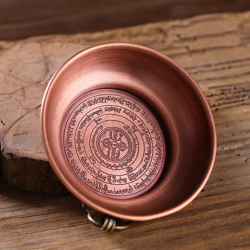 Buddha Stones小型銅製 祈祷用祭壇 携帯用 燃焼ホルダー お香 セージ 燻蒸 儀式用アイテム