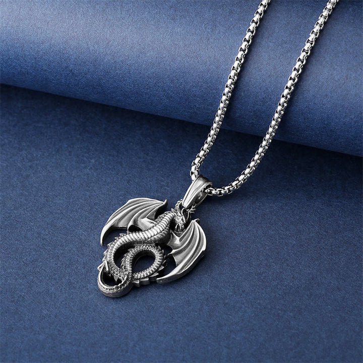 Buddha Stones純錫製 龍 幸運 成功 ネックレス ペンダント - image 4