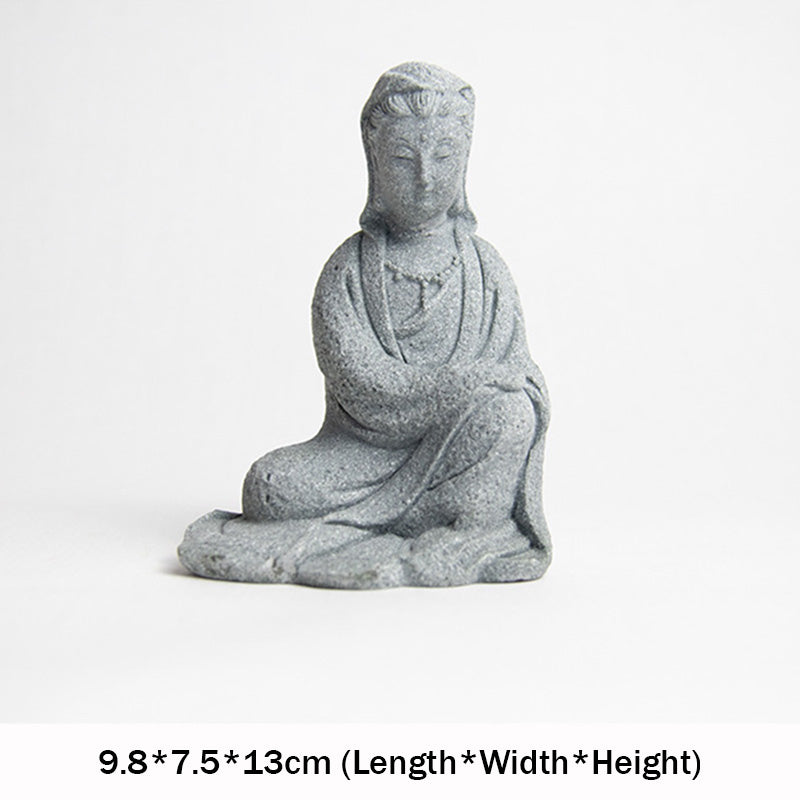 Buddha Stones像の祝福ホームデコレーション