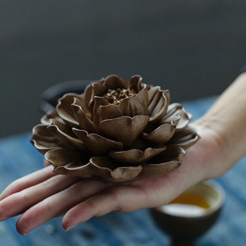 Buddha Stonesチベット風 逆流 蓮 瞑想 香炉