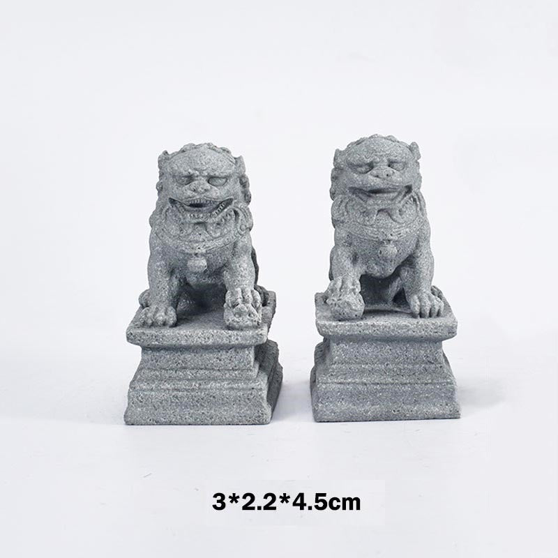 Buddha Stones獅子 福福犬 象 魔除け 祝福 室内装飾
