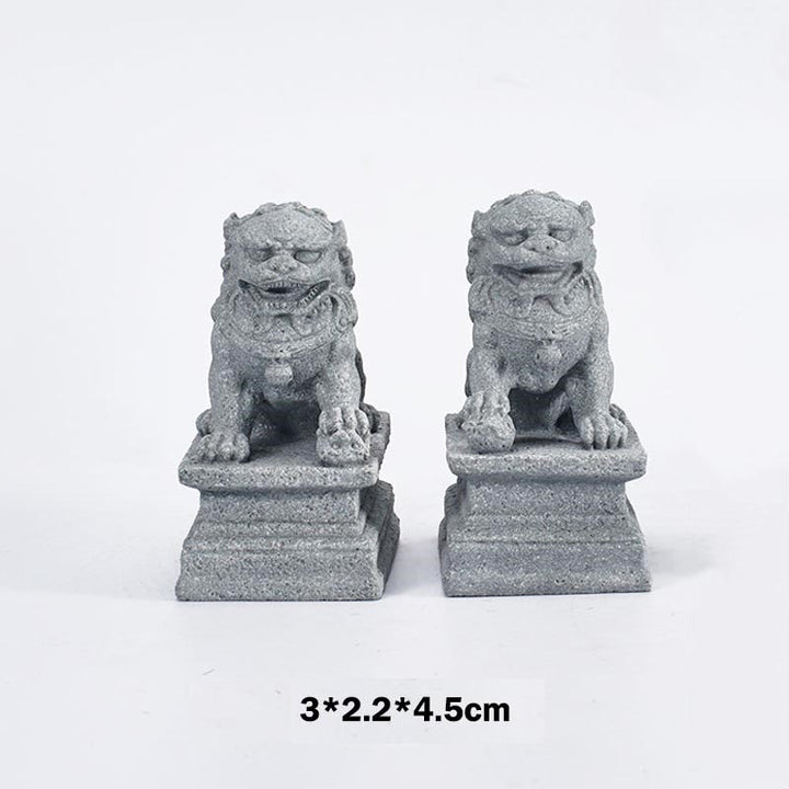 Buddha Stones獅子 福福犬 象 魔除け 祝福 室内装飾