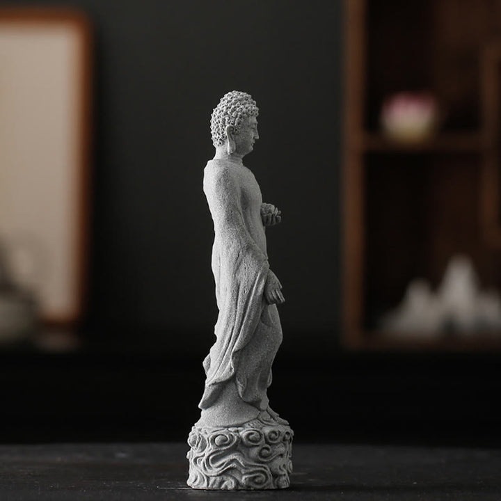 Buddha Stones瞑想仏縁起の良い雲デザイン静寂ホームデコレーション