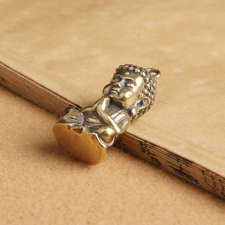 仏陀の慈悲の銅製キーホルダーペンダント装飾