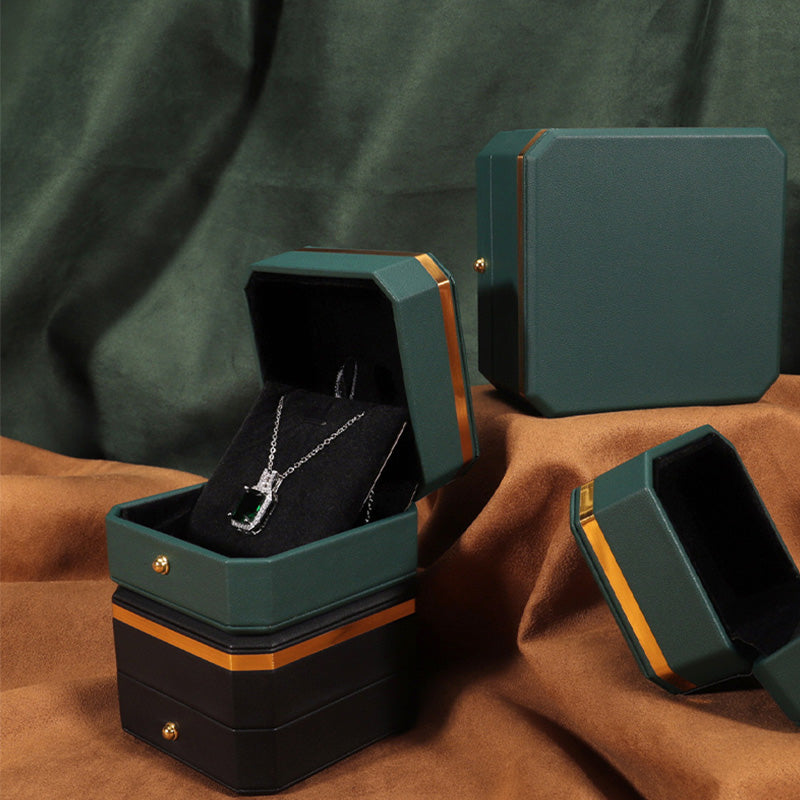 Buddha Stonesジュエリー収納ボックス PUレザーギフトボックス - image 1