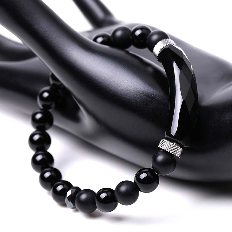 Buddha Stones天然クリスタルブルーアベンチュリンヒーリングブレスレット