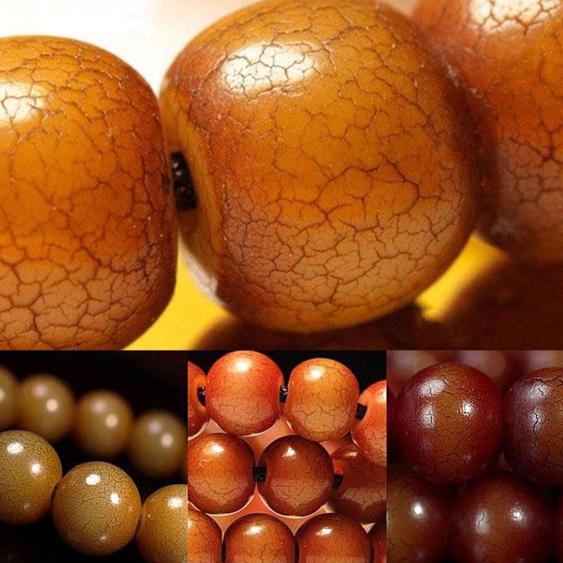 Buddha Stonesチベット 108Malaビーズ菩提樹種子八卦金剛 Dzi ビーズグレー瑪瑙富ブレスレット