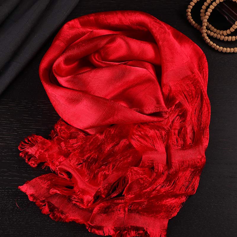 Buddha Stonesチベットの祝福 縁起の良い 5色 ジャカード カタ 装飾