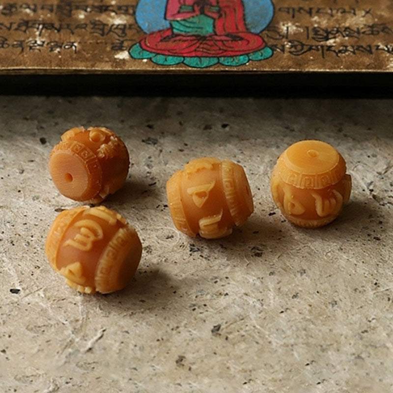 Buddha Stonesチベット 108Malaビーズ菩提樹種子八卦金剛富ブレスレット