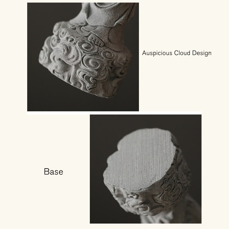 Buddha Stones瞑想仏縁起の良い雲デザイン静寂ホームデコレーション