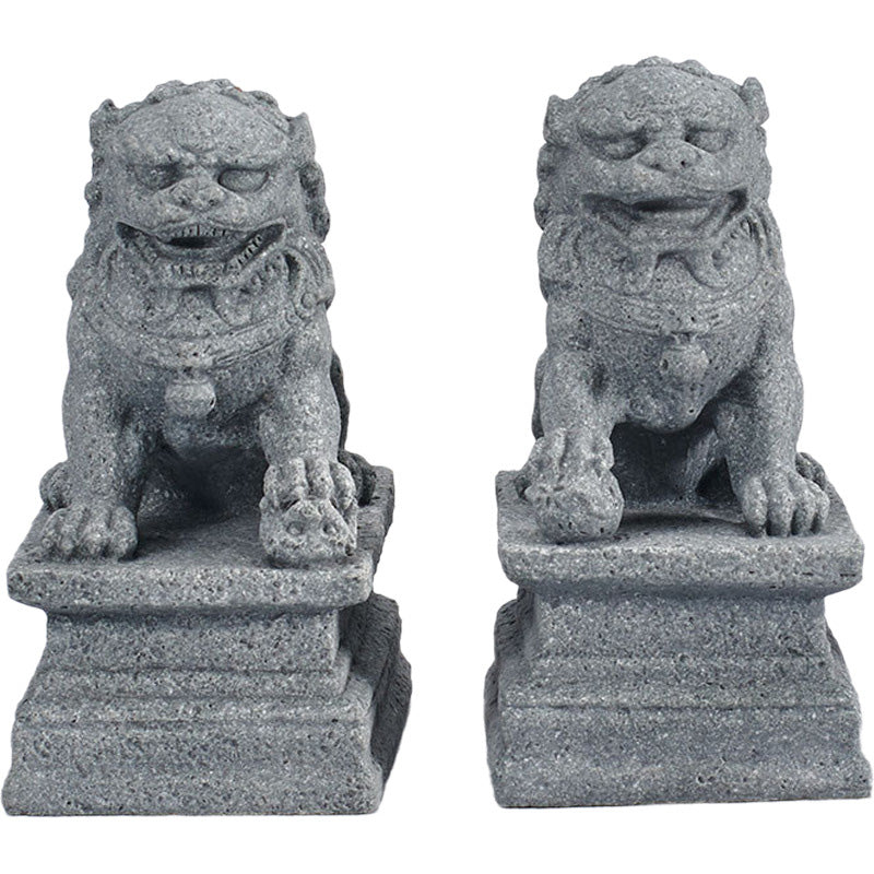 Buddha Stones獅子 福福犬 象 魔除け 祝福 室内装飾