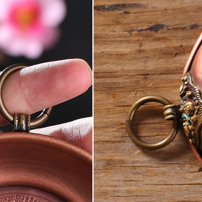 Buddha Stones小型銅製 祈祷用祭壇 携帯用 燃焼ホルダー お香 セージ 燻蒸 儀式用アイテム