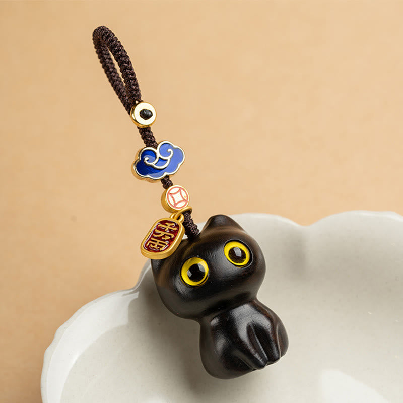 Buddha Stones小葉紫檀黒檀守護 キーホルダー 携帯電話 吊り下げ 飾り - image 10