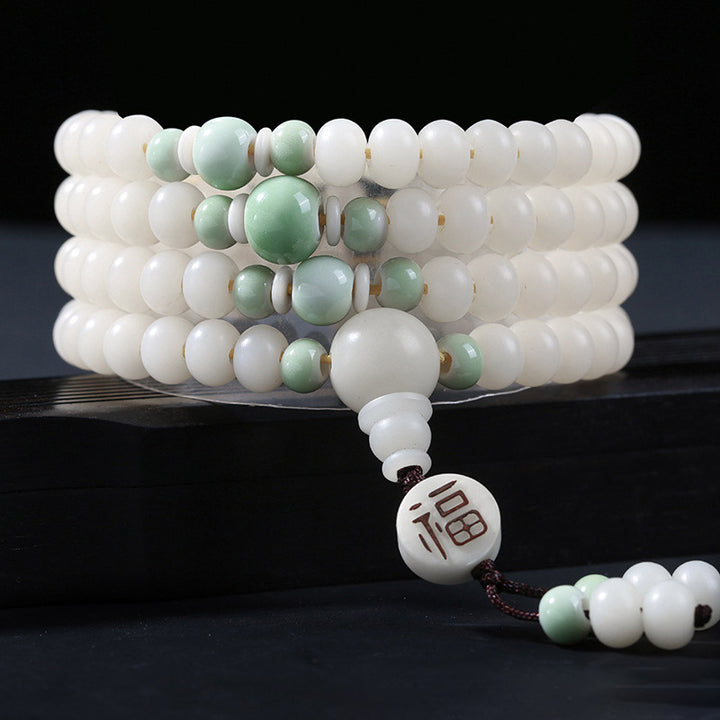 Buddha Stones菩提珠蓮華の祝福チャームブレスレット