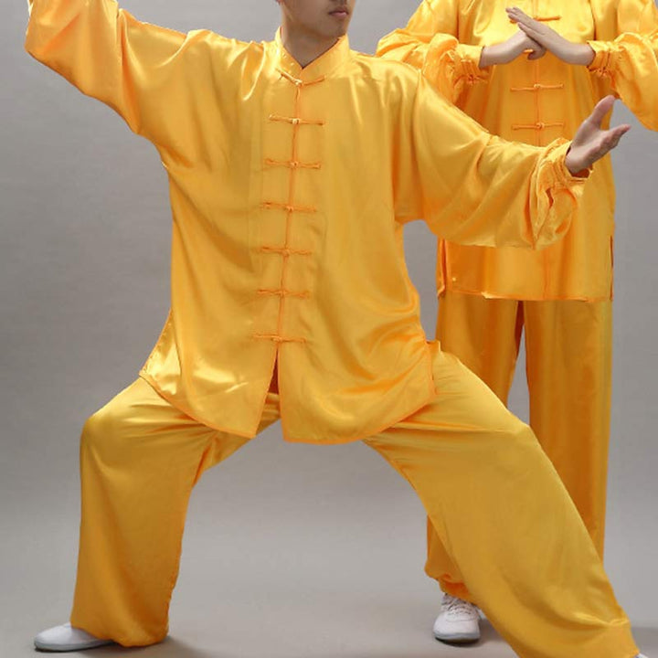 Buddha Stonesシンプルな柄 瞑想 祈り スピリチュアル 禅 太極拳 気功 練習 ユニセックス 服セット - image 30