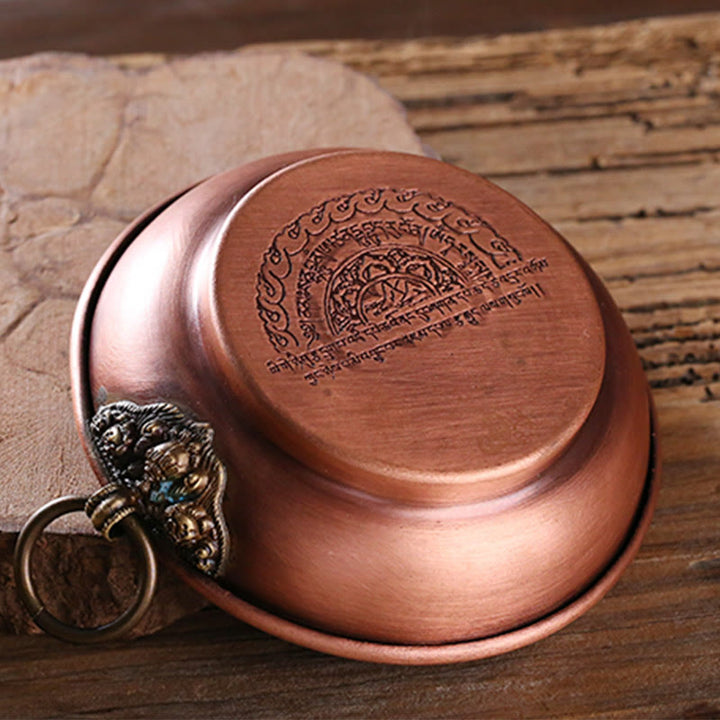 Buddha Stones小型銅製 祈祷用祭壇 携帯用 燃焼ホルダー お香 セージ 燻蒸 儀式用アイテム