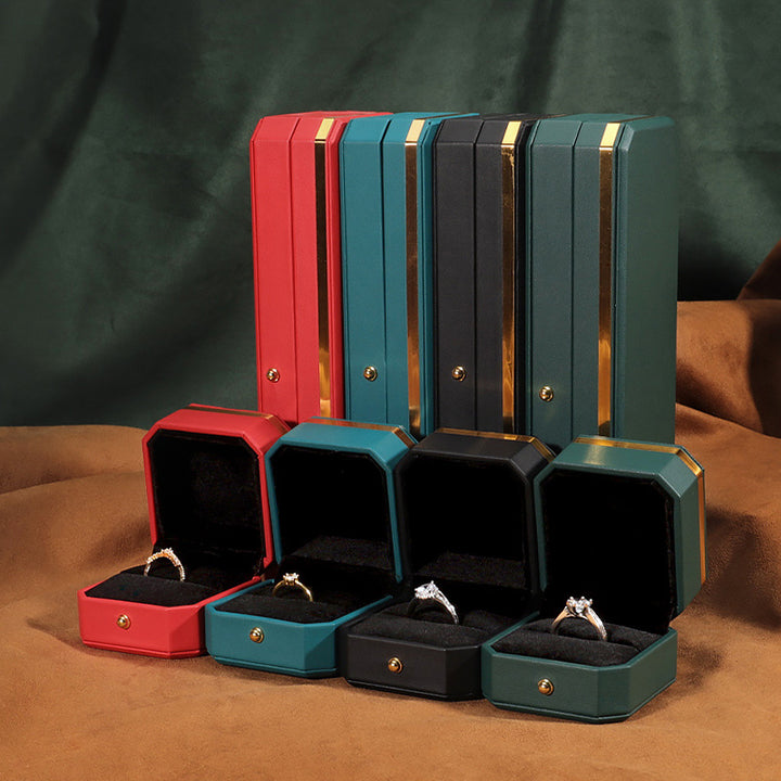 Buddha Stonesジュエリー収納ボックス PUレザーギフトボックス - image 2