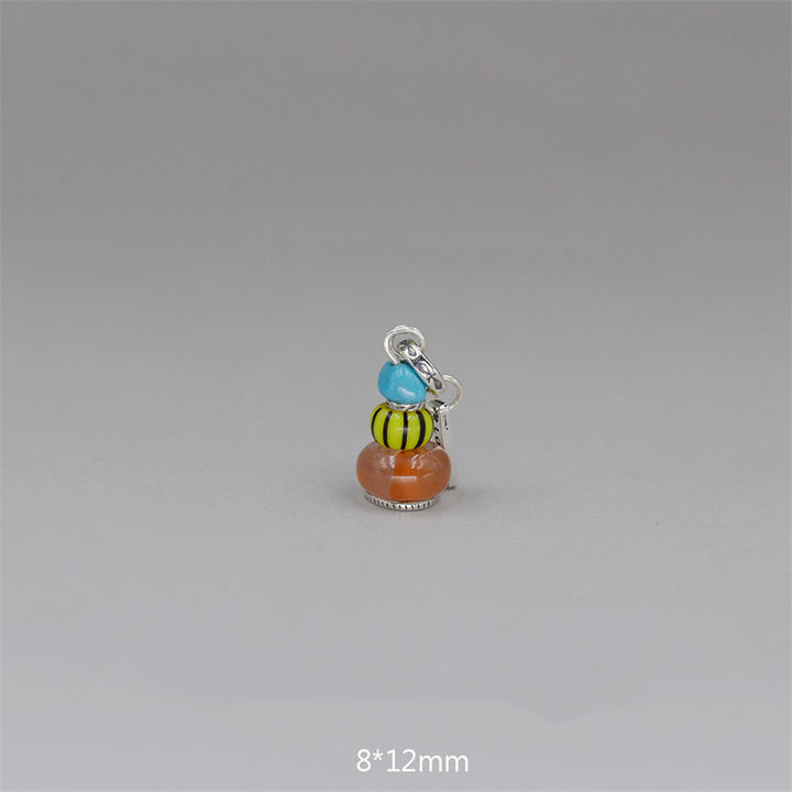 Buddha Stones禅ケアン ラブラドライト 各種クリスタル 落ち着いたペンダントネックレス - ターコイズ&レッドアゲートペンダント 8×12mm - image 32
