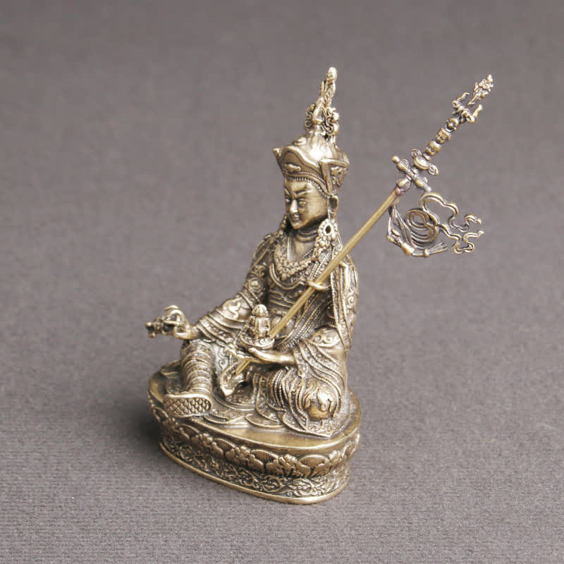 パドマサンバヴァ仏像 静寂の銅像 装飾 寺院装飾 - image 4