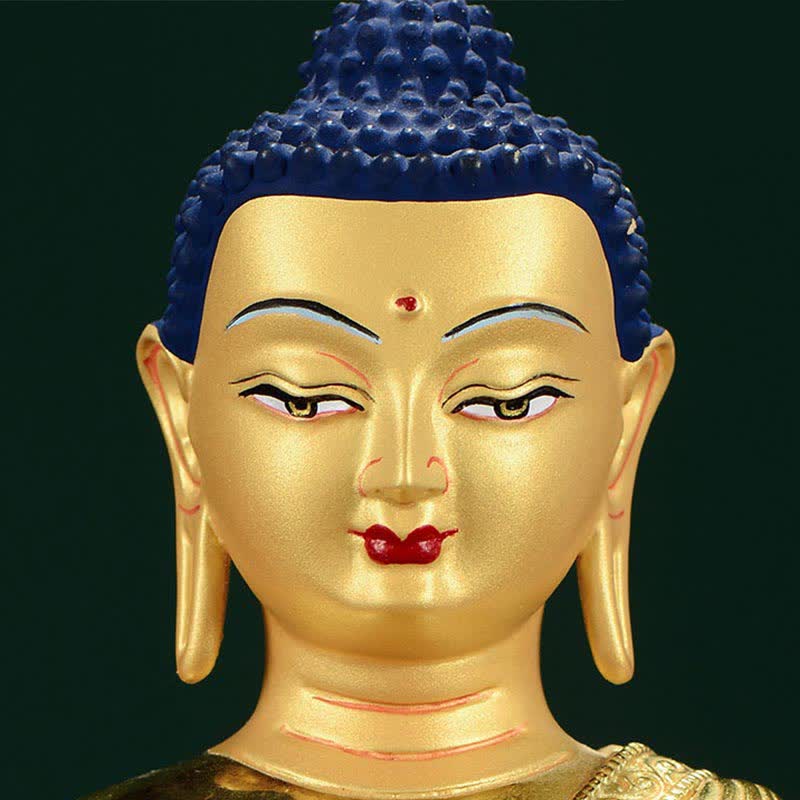 釈迦牟尼仏像悟りの銅像家へのお供え装飾