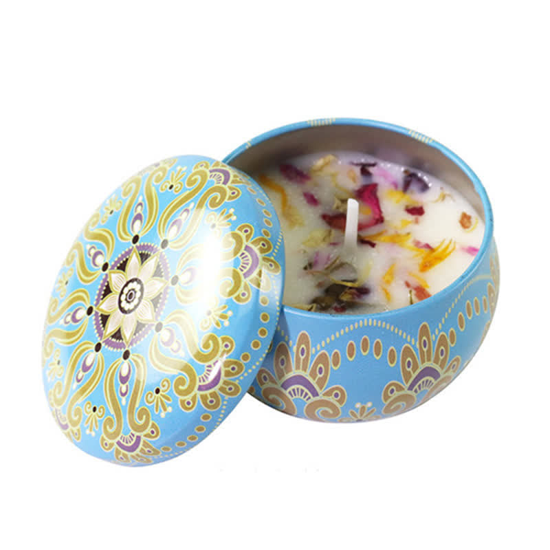 ホワイトティー、ジンジャーフラワー、ラベンダー、クチナシの香りのソイワックスキャンドル。ご家族やご友人へのギフトに。 - バジル - image 23