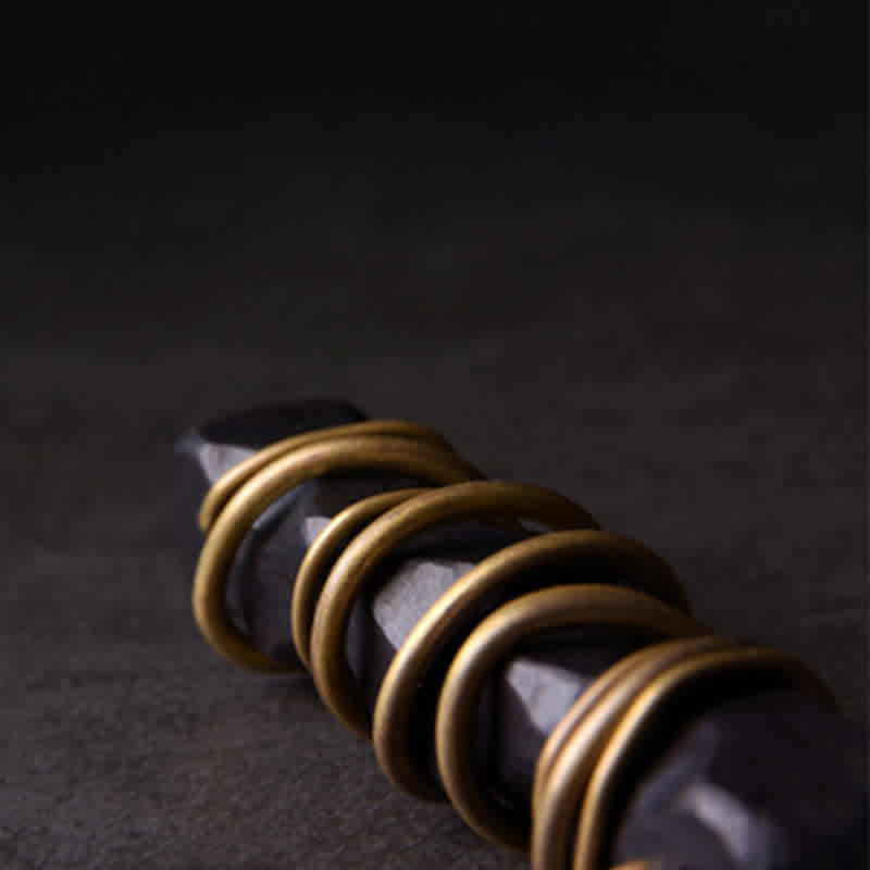 Buddha Stones、チベット産黒檀、真鍮製、バランスピースネックレスペンダント - image 7
