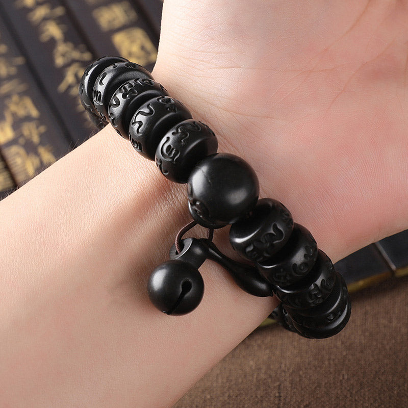 Buddha Stones チベット雷木 守護お守りブレスレット