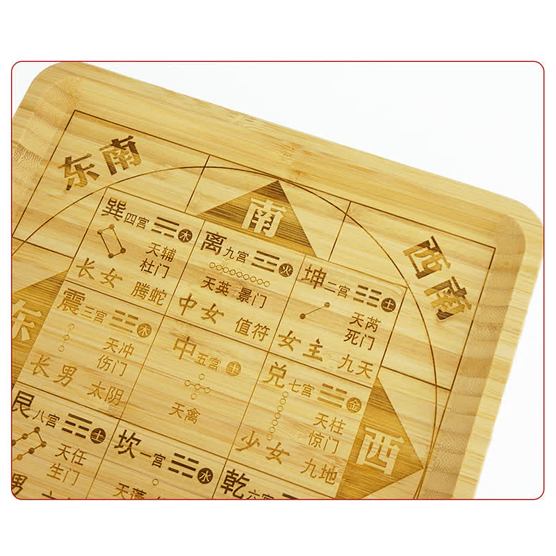 風水竹八卦図 調和エネルギー図