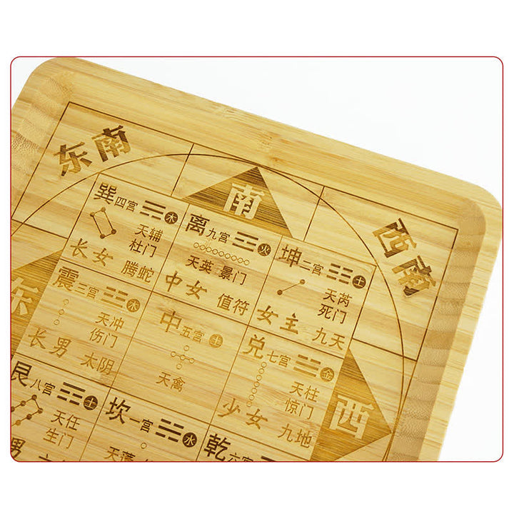 風水竹八卦図 調和エネルギー図