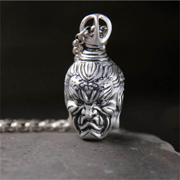Buddha Stones999スターリングシルバー ブッダ デーモン セレニティ ネックレス ペンダント - image 3