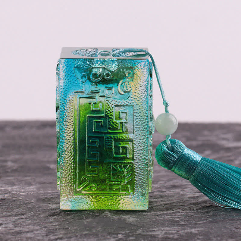 風水手作りLiuliクリスタルアートピースホームオフィス装飾 - image 11