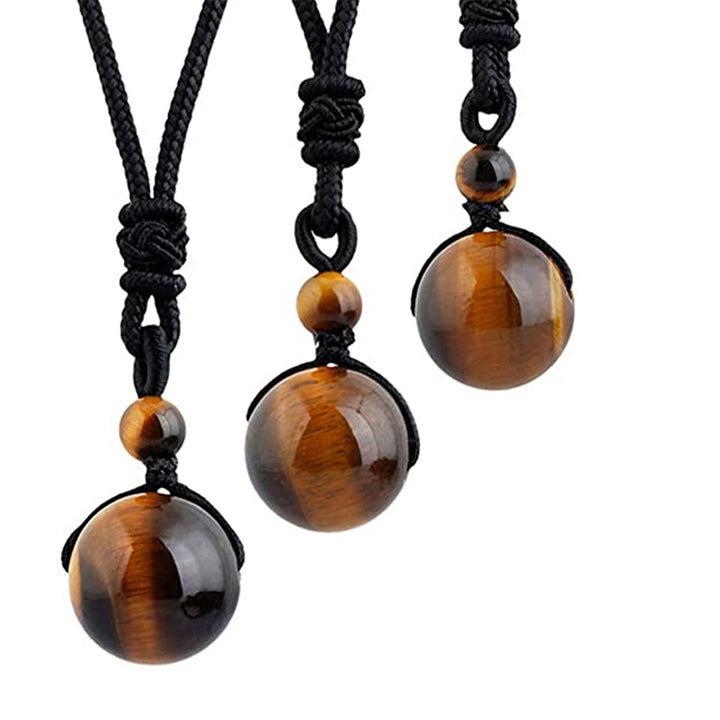 Buddha Stonesチベットタイガーアイブレスレットネックレスセット
