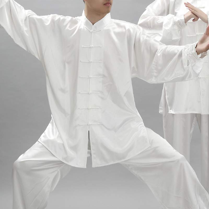Buddha Stonesシンプルな柄 瞑想 祈り スピリチュアル 禅 太極拳 気功 練習 ユニセックス 服セット - image 11