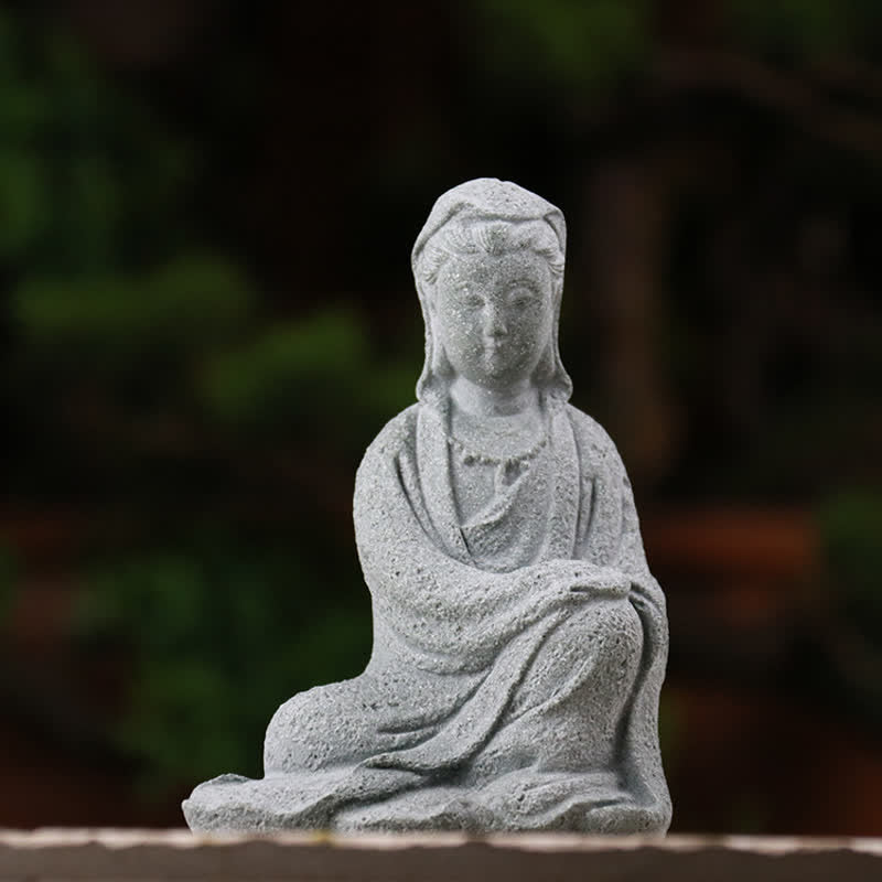 観音 オブジェ❤️ Buddha Stones像の祝福ホームデコレーション – jp.buddhastoneshop