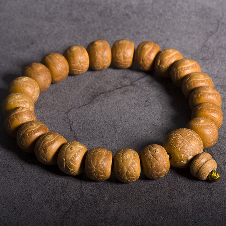 Buddha Stones菩提樹 幸運 縁起物Malaタッセル ポケットMala