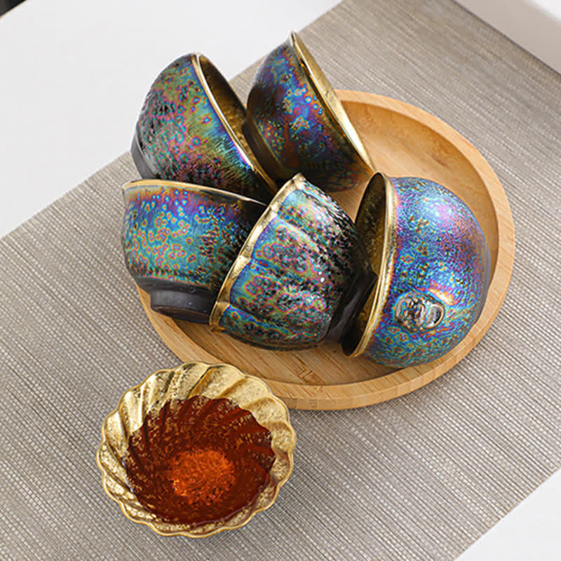 Buddha Stonesカラフルな陶器のティーカップ ティーカップ - image 21