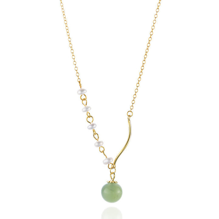 仏石天然和田翡翠パール幸運ビーズネックレスペンダント - image 15