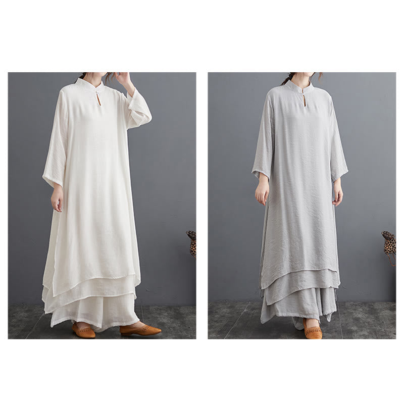 Buddha Stonesシンプルな柄 瞑想 祈り スピリチュアル 禅 練習 ヨガ ウェア レディース セット