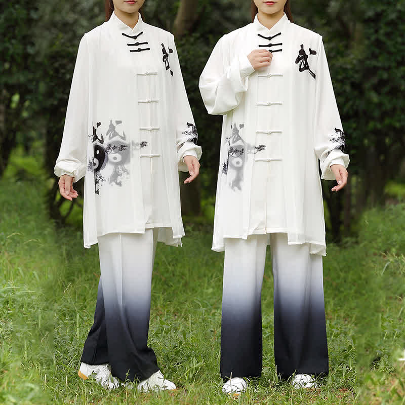 Buddha Stones3個 陰陽樹 太極拳 スピリチュアル 禅 練習 瞑想 祈り ユニフォーム ユニセックス 服セット