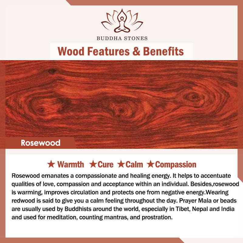 Buddha Stonesチベットローズウッド温もりブレスレット（ランダムタイプ） - image 7