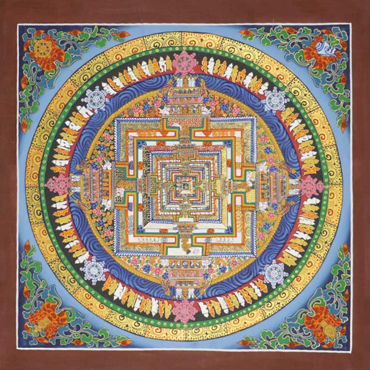 Buddha Stonesチベットタンカ画 祝福 手作り装飾